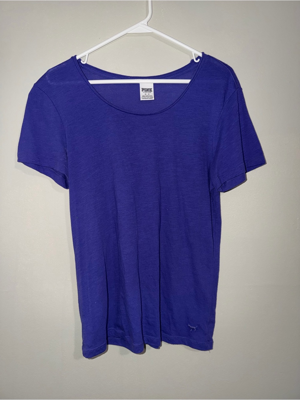 Victoria's Secret PINK Purple Scoop Neck T-Shirt – Size M